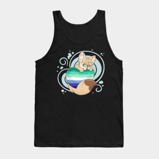 Gay Flag with Fennec Fox Tank Top